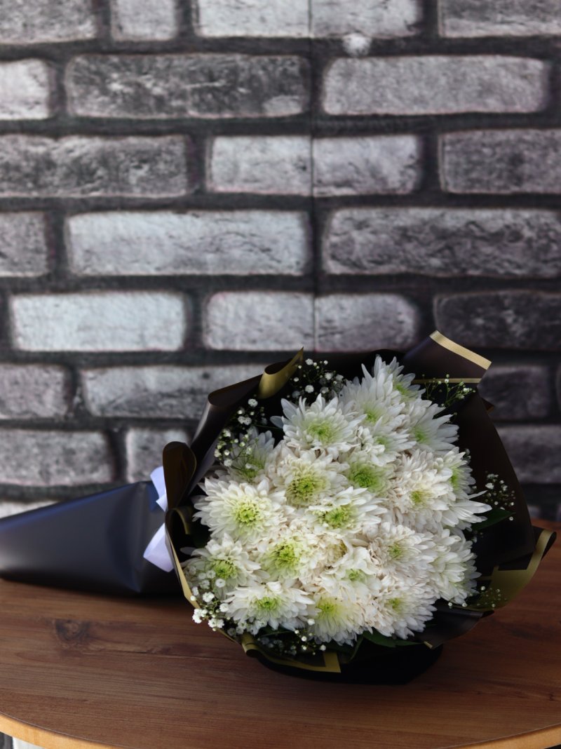 Beyaz Kasımpatı Buketi